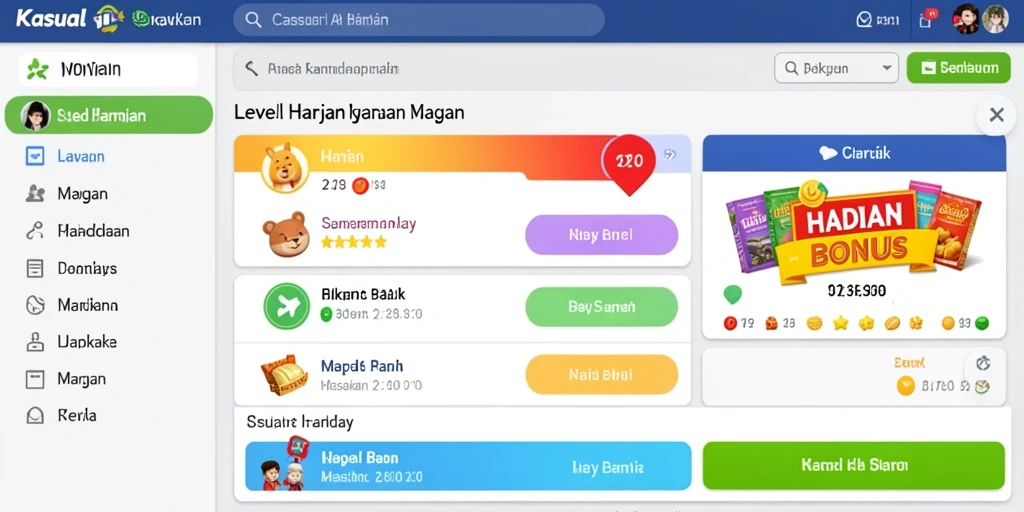 Tantangan level yang menguji keterampilan pemain.