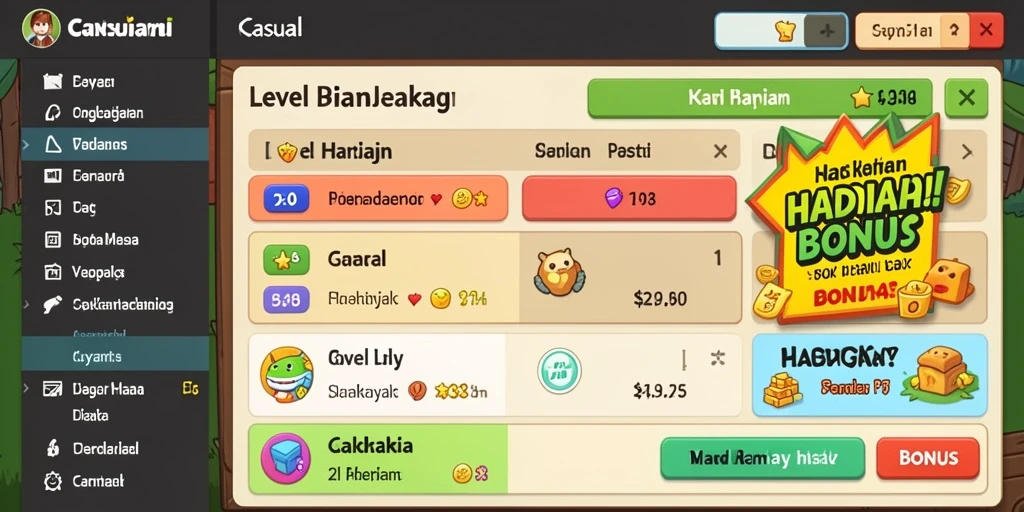 Pengalaman bermain yang kompetitif dan menyenangkan.