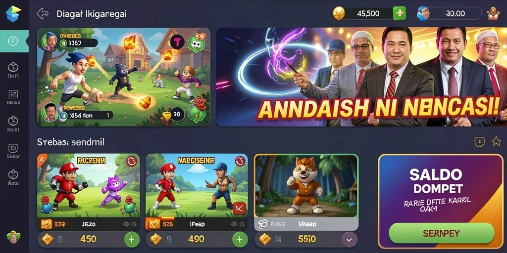 Sistem reward yang menarik dan memotivasi pemain.