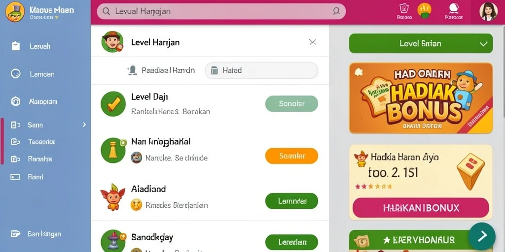 Bonus pendaftaran yang menguntungkan bagi pemain baru.
